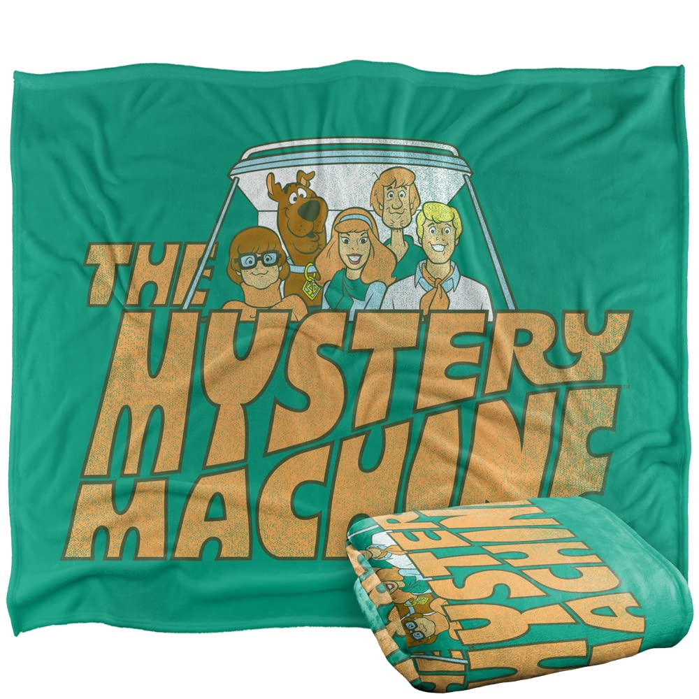 Plaid Scooby Doo Mystery Machine couverture polaire lit et canapé 152 x 127 cm