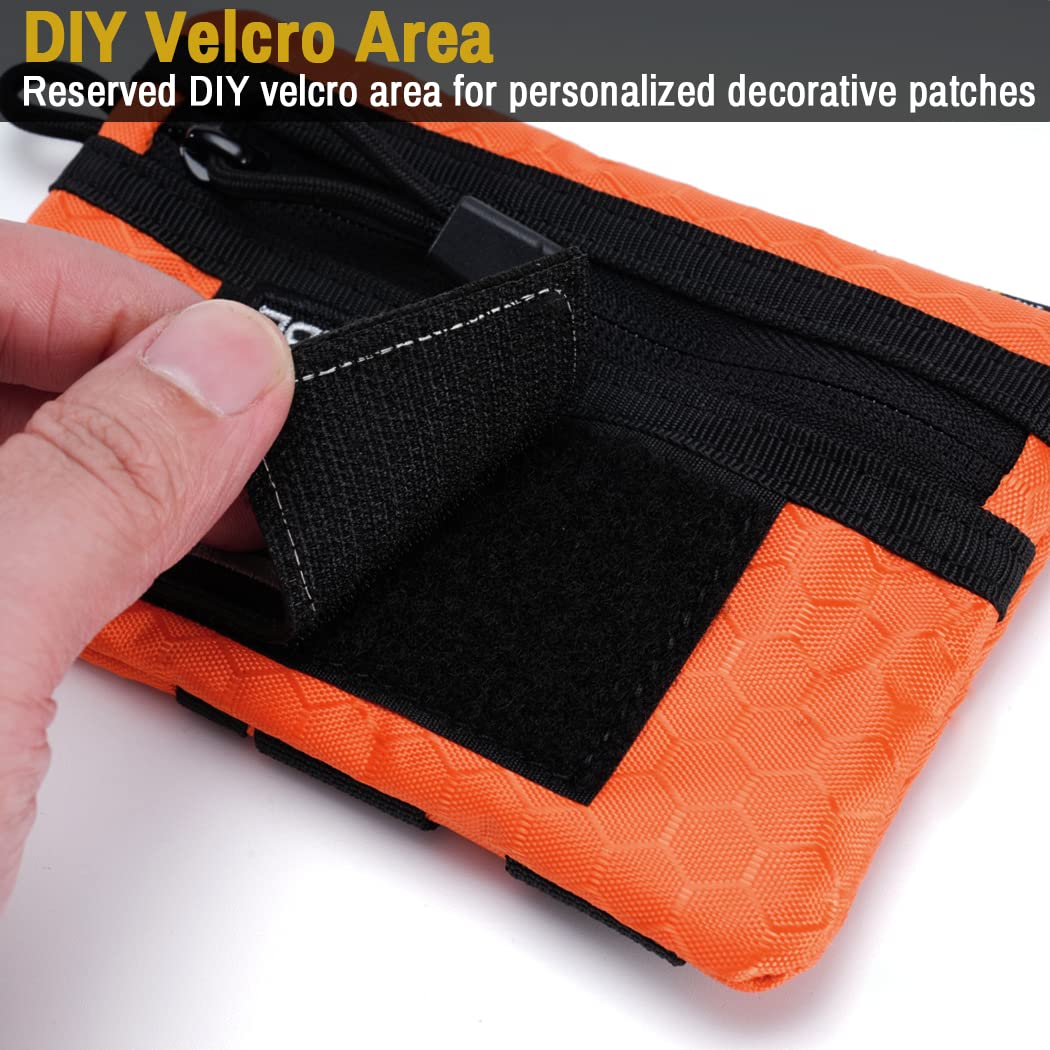 VIPERADE VE1-P EDC Sac à Outils Organiseur EDC Pochette Petits Sacs EDC Organiseur de Poche Sac Multi-Outils en Nylon Petit pour Lampe de Poche, Couteau, Stylo, carnet