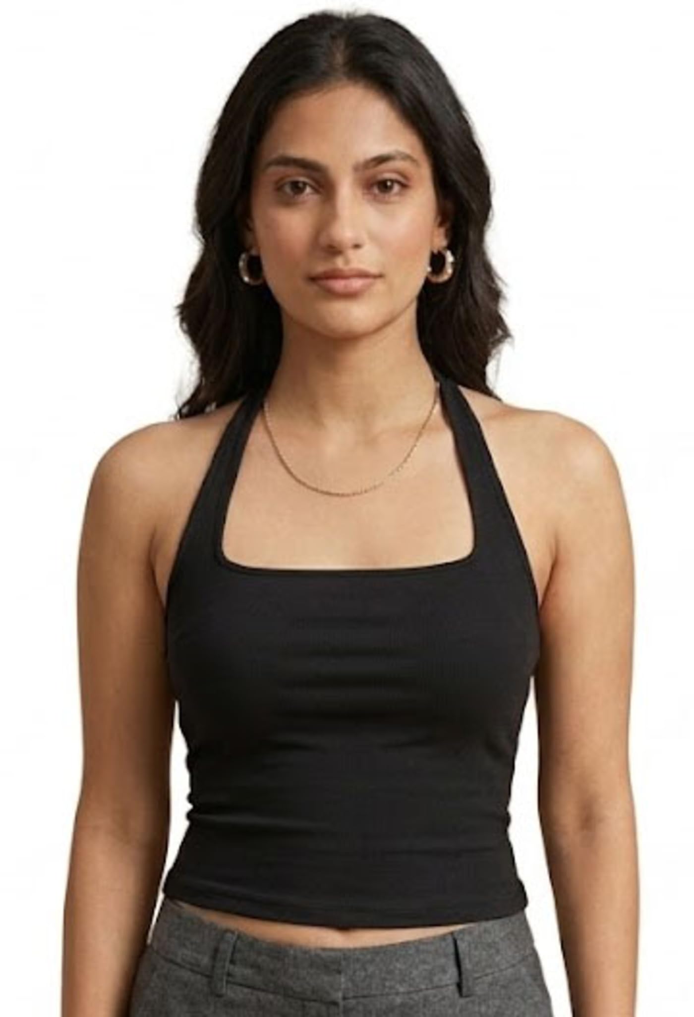Halter Neck Sleevless Crop top-picture-25