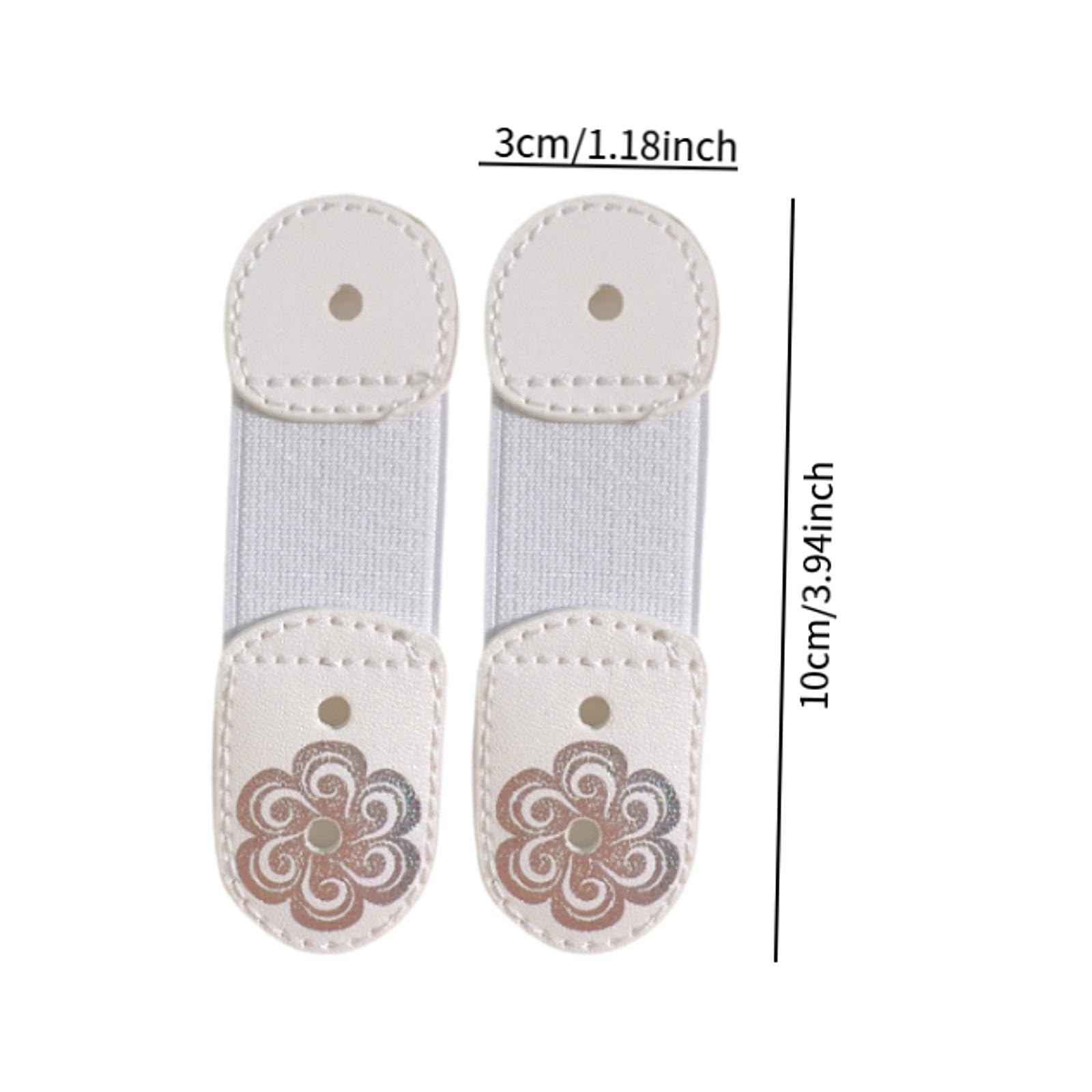 Lot de 2 Sangles élastiques de Protection pour Chaussures de Patinage sur Glace, 10 X 3 Cm, pour Femmes