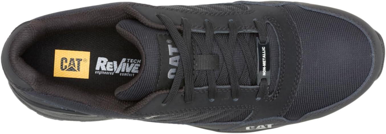 Top-down view of CAT Venward Composite Toe Work Shoe