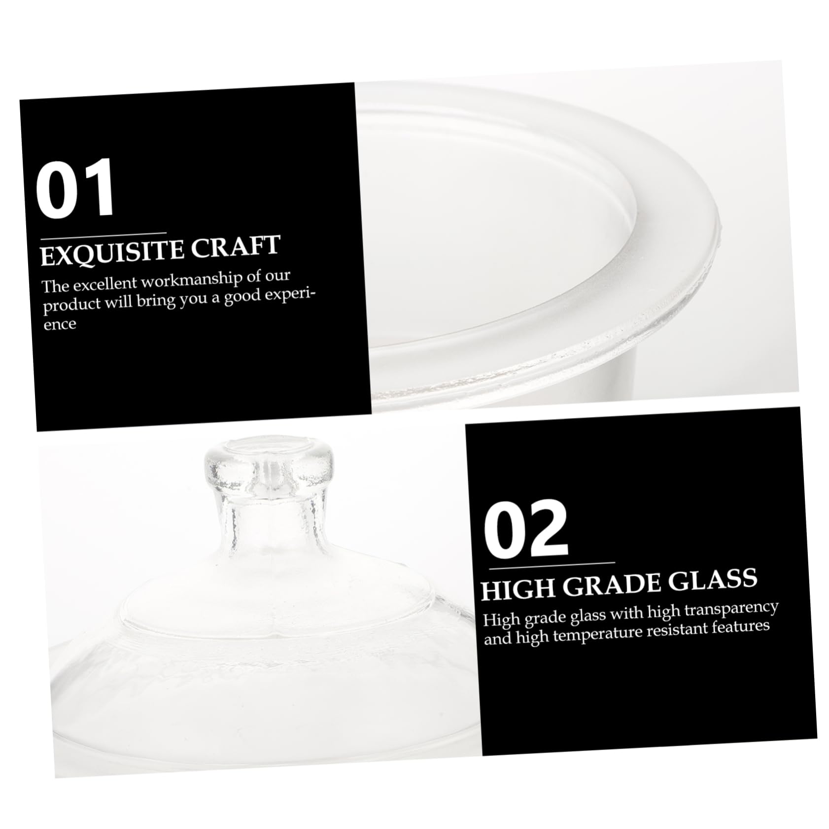 Labor Exsikkator Glas Vakuum Trockenflasche mit Praktischem Design aus Glas für Einfache Handhabung und Vielseitige Anwendung Beim Lernen und Präsentieren