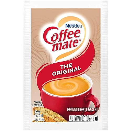 Miniatura 4 de Coffee-Mate - Paquete de crema en polvo original de 0.11 oz (paquete de 50) con azúcar (paquete de 50), total de 100 unidades
