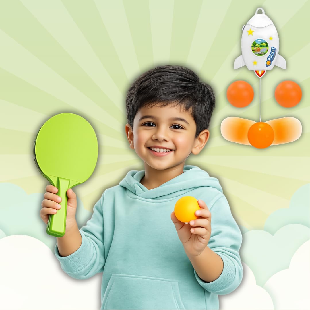 Wishluck Indoor Hanging Table Tennis Set – Space-Saving Ping Pong Game with Adjustable Net | Perfect for Home Play and Fun Family Entertainment-image-39