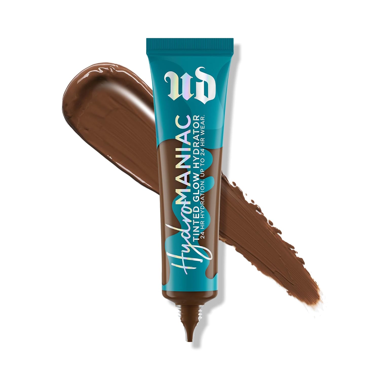 Urban Decay Hydromaniac Dewy Foundation, Hydrating Tinted Moisturizer for Dry Skin, Buildable Medium Coverage, with Kombucha Filtrate & Marula Oil, Non-comedogenic, Vegan, Cruelty-free - 1.1 fl oz