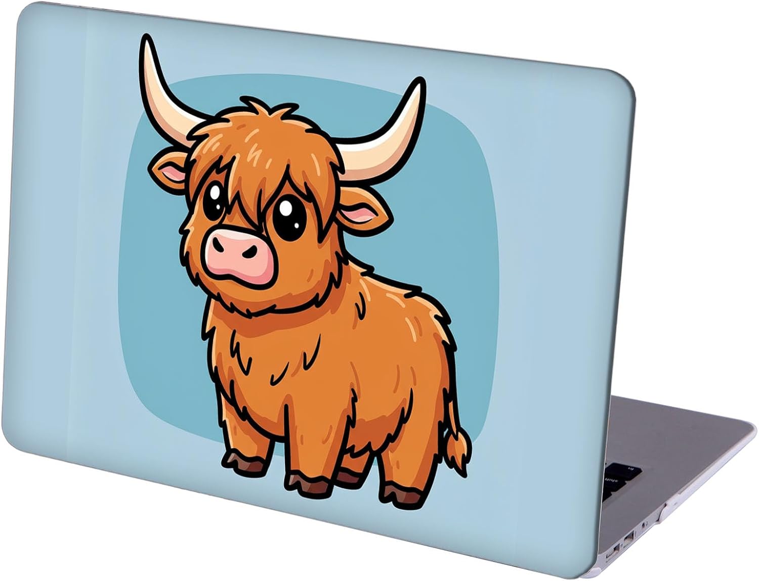 Compatible with MacBook Neo 13-inch, Hard Shell Case with Keyboard Cover and Screen Protector (A3404 A18 Pro chip, 2026 Release) - Highland Cow MC21269
