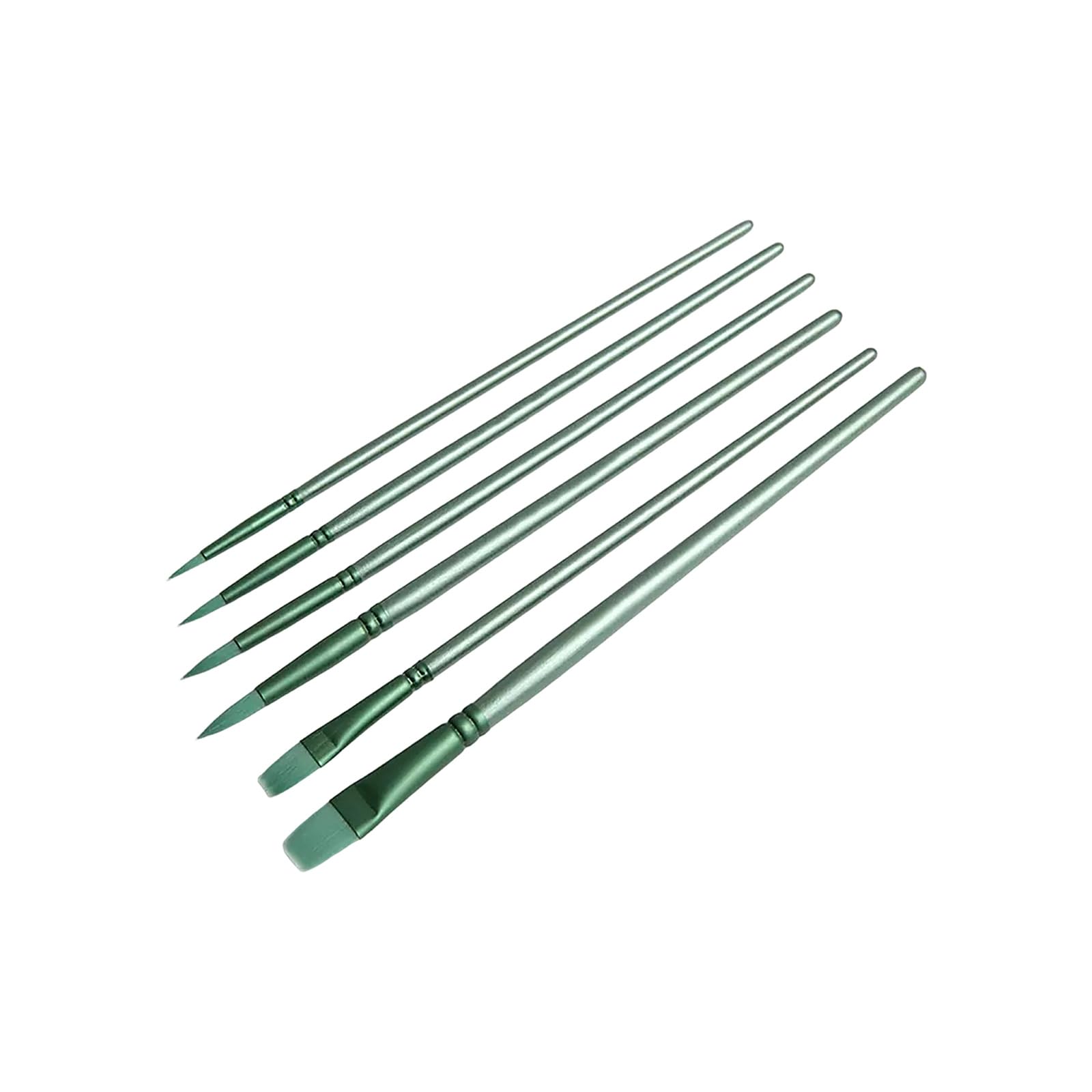 Of Artist Paintbrush for Canvas Fabric Wood Project with Nylon Bristles Nonslip Handle Paint Brushes Assorted Size Nylon Paint Brushes Art