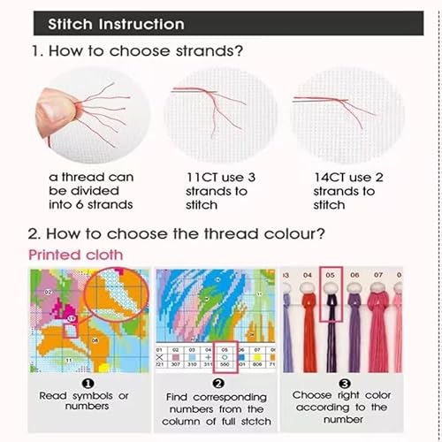 Bilrost Cross Stitch Kits For Beginners Cross Stitch Needlepoint Kits For Adults Stamped Cross Stitch Kits For Adults Diy 14Ct Embroidery Patterns Stitches Kit-Cat 15.75X19.68 Inch #TOP1