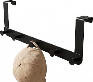 Amig - Türhaken - 470 x 160 x 75 mm - Kleiderhaken in Matt Schwarz - Aus Stahl gefertigt. Mod. CP41