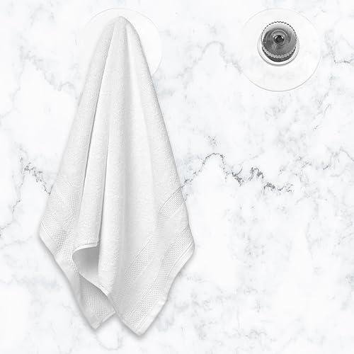 Miniatura 9 de Zerodeko Ganchos de succión de plástico resistentes, 10 ventosas de vidrio con tornillos, ganchos multiusos de PVC para cocina, baño, decoración,