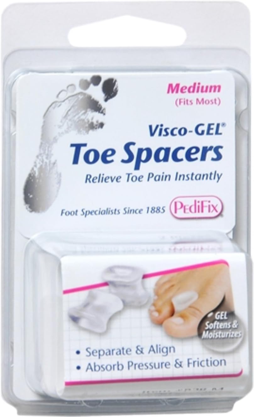 PediFix Visco-Gel Toe Spacers Medium 2 Each (Pack of 7)