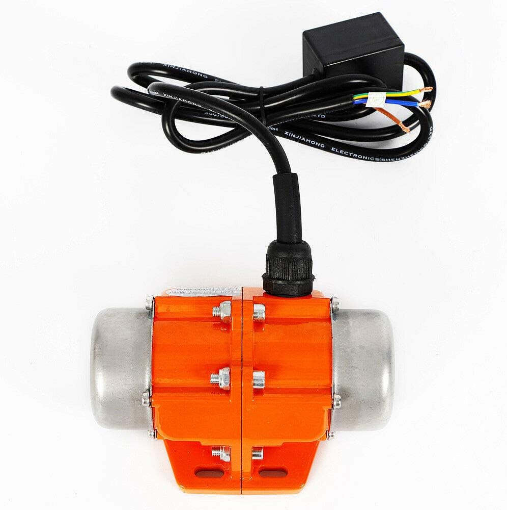 Concrete Vibrator Vibration Motor AC 110V 100W Electric Vibrating Motor Single Phase 3600 RPM Asynchronous Vibration Motor 6.6ft Cable for Shaker Table