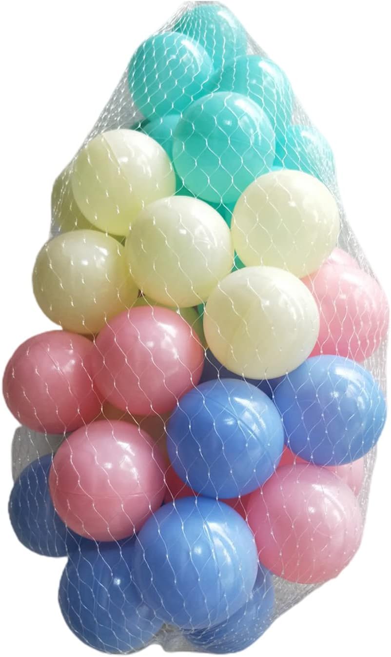 DGROEE Kids Ball Pit Balls 100 Count, Colorful Plastic
