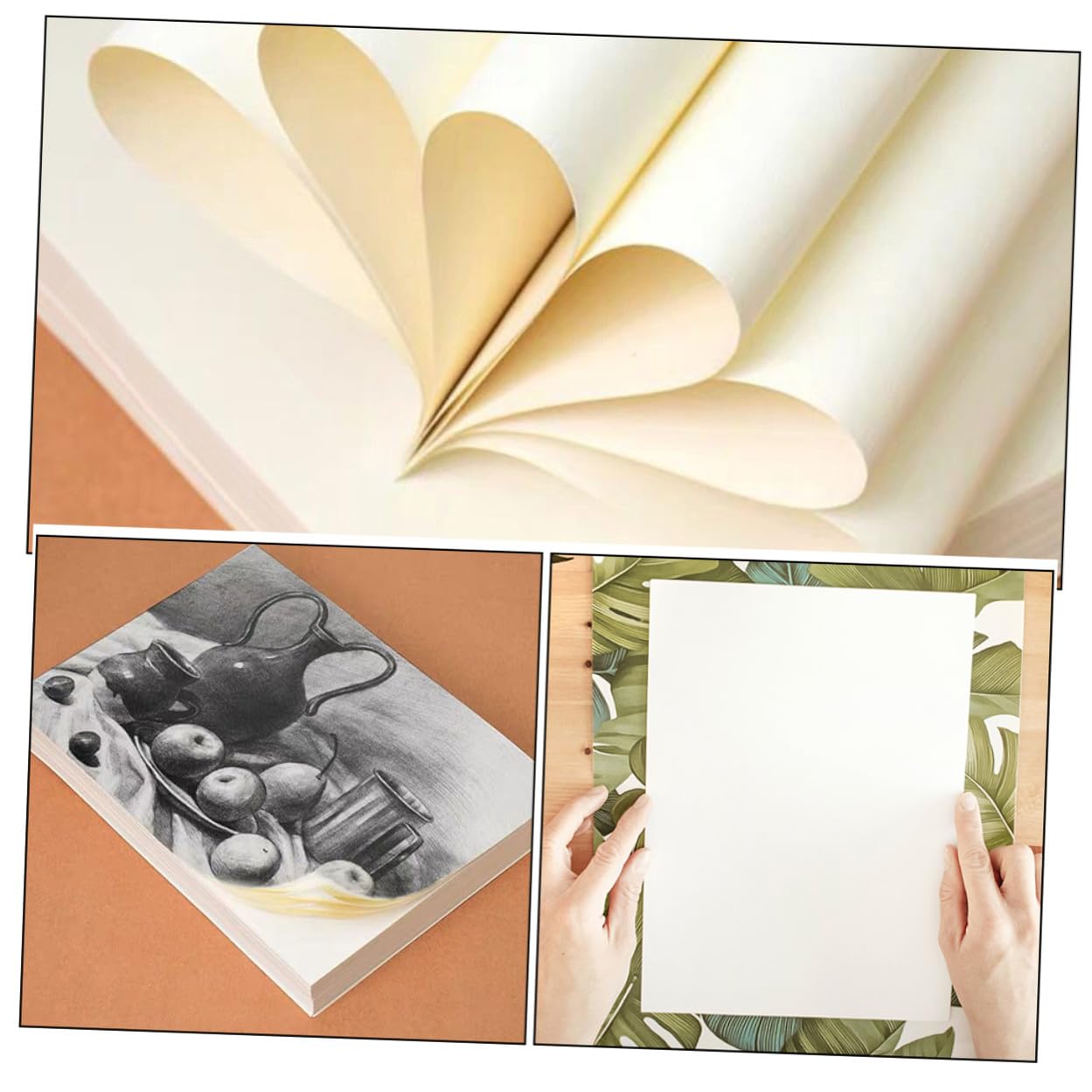 ERINGOGO 100 Sztuk Papieru Do Malowania Akwarelami Łuki Rysunek Akwarelowy Do Malowania Rękodzieła Papier Kolorowy Szkic Akwarelowy