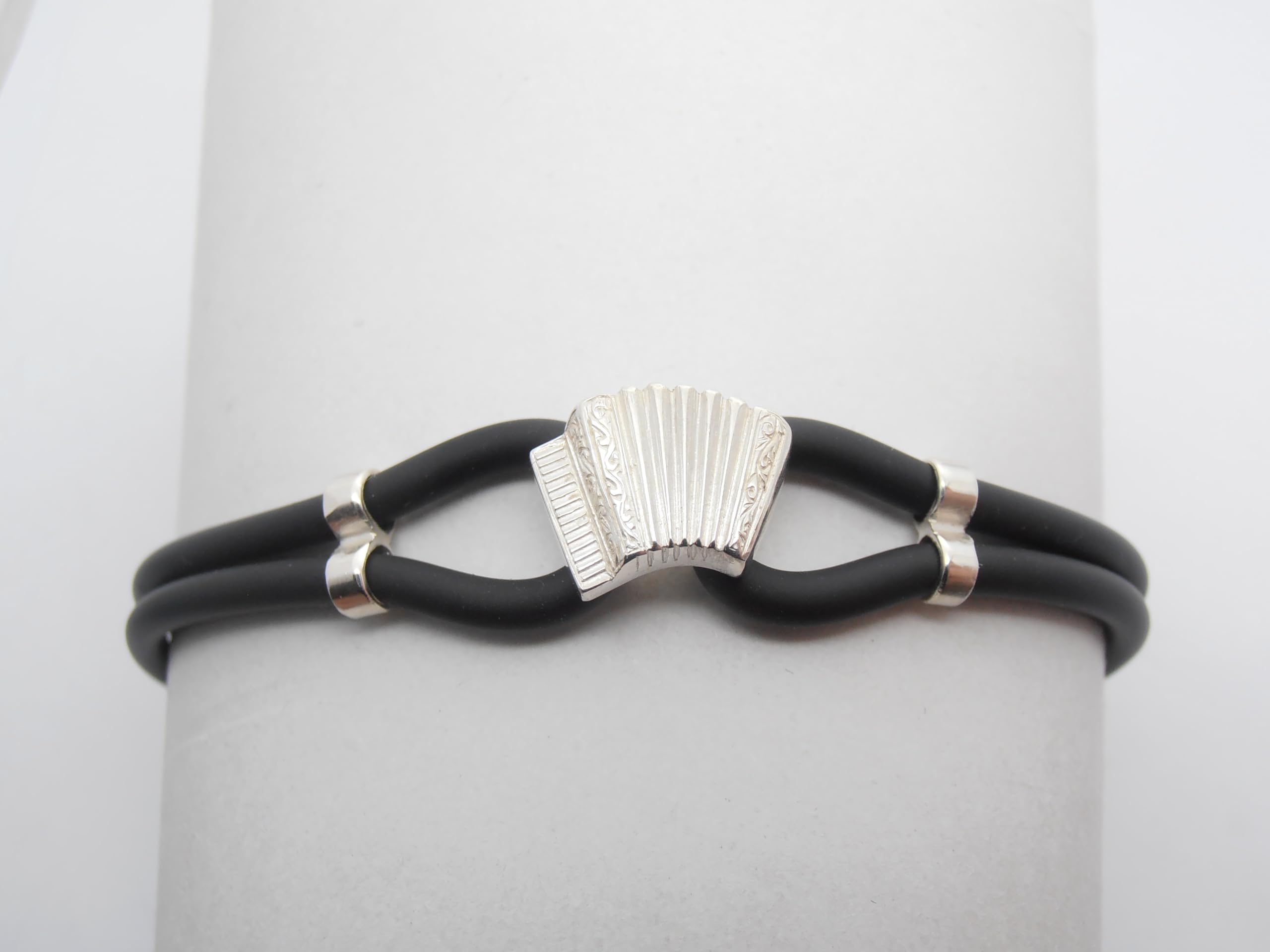 Fisarmonica : Braccialetto in Argento 925 - Bracciale Musicista - Musica - Strumento Musicale