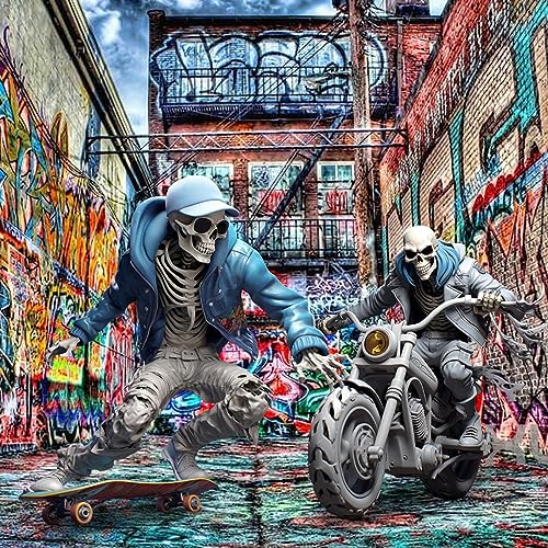Decoración de esqueleto de moto pequeña para solucionar espacios sosos 4