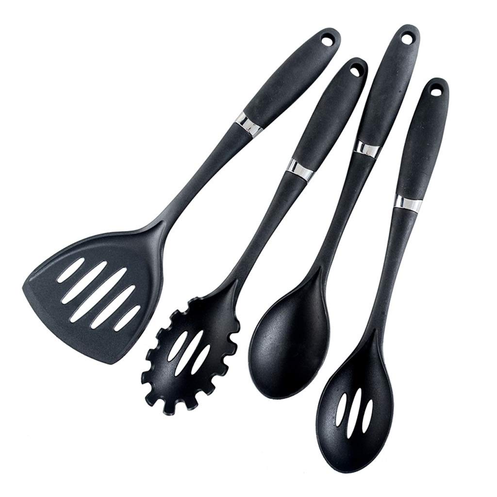 IUokLU 4-Piece Nonstick Kitchen Utensil Set: Spatulas, Soup Spoon, and Shovel for Cooking and Kitchen Tools