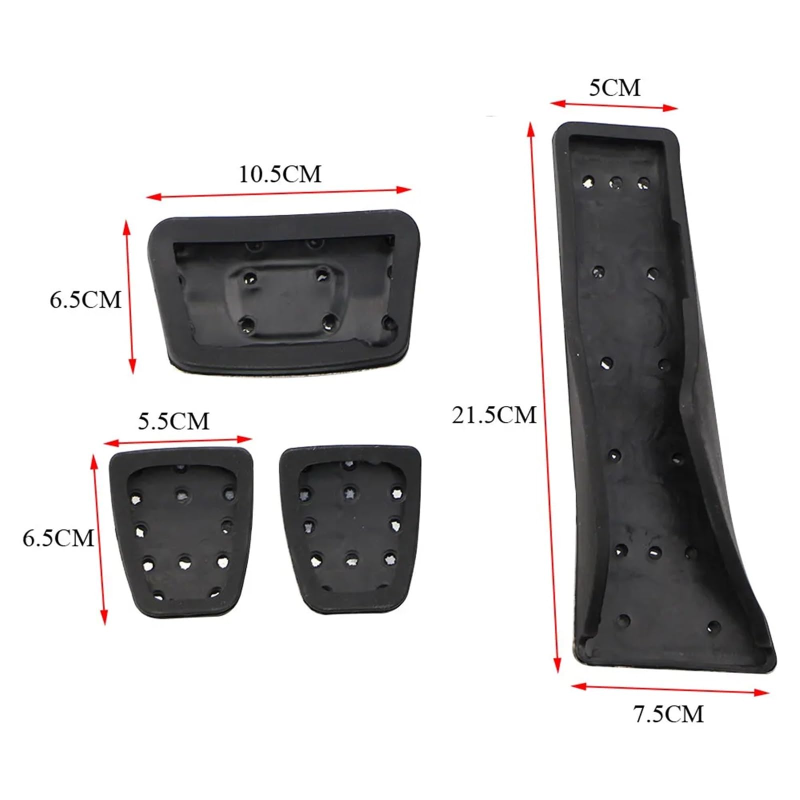 Auto Rempedaal Voor Hyundai Voor Tucson Voor Sonata 9 Santa Fe Voet Brandstofpedalen Gaspedaal Rem Cover Autopedaal Rem Pedaal Covers(AT PEDAL