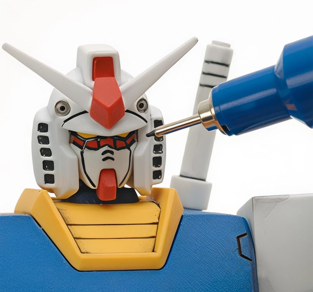 GSI Creos Gundam Marker Black Liner with Mechanical Pencil Sharp, 0.3mm