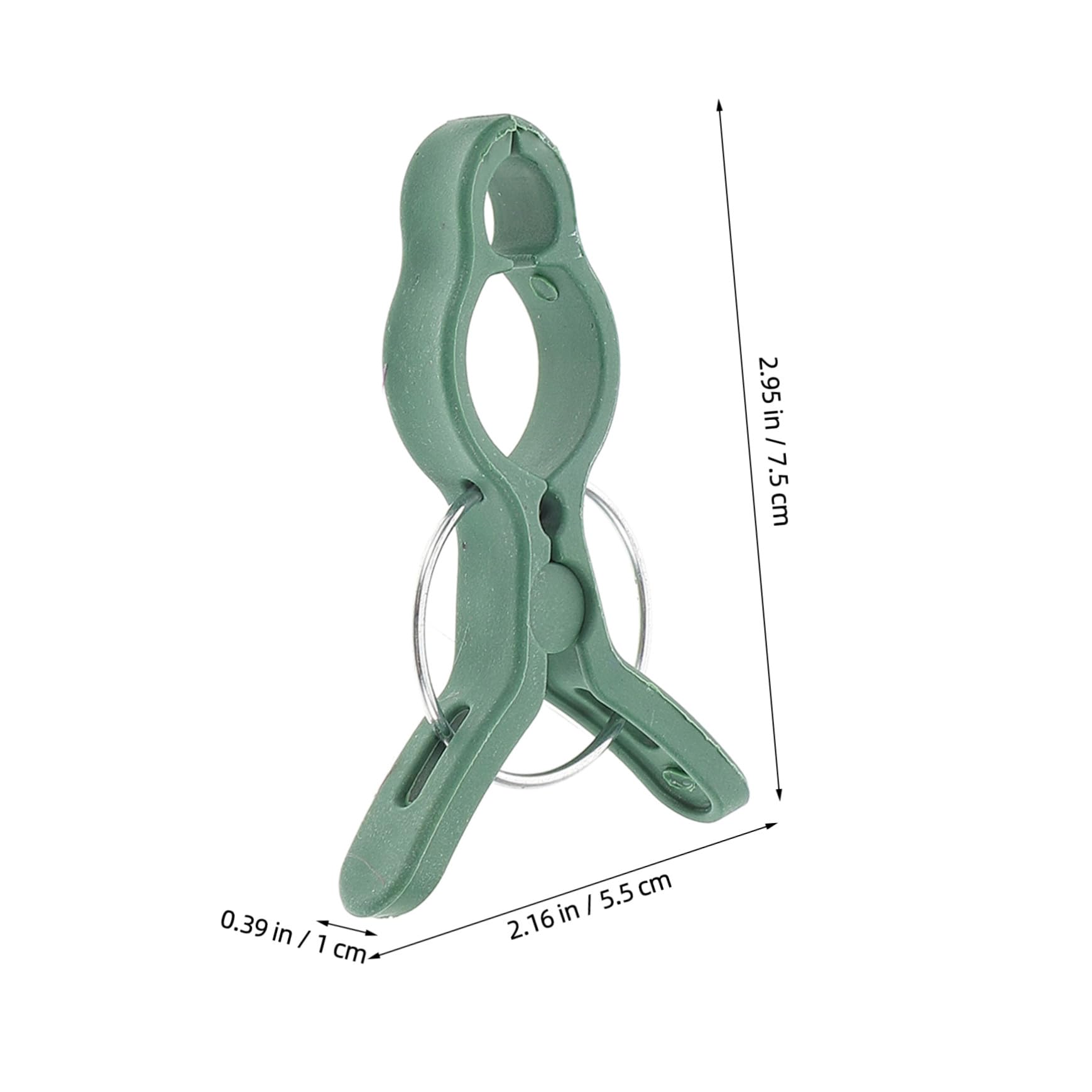 Clip di Supporto per Piante Verde 50 Pezzi in Plastica per Pomodori