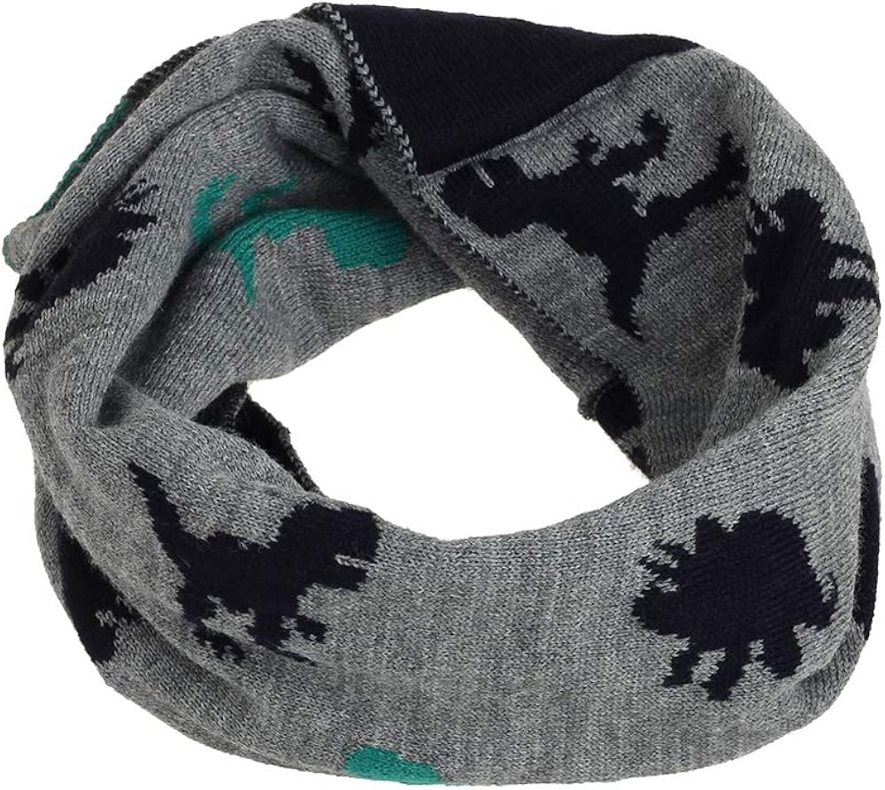 BEISIJIA Boys Girls Winter Knitted Hats Scarf Set Toddlers Earflap Beanie Hat and Scarf for Kids Xmas Gift : Sports & Outdoors
