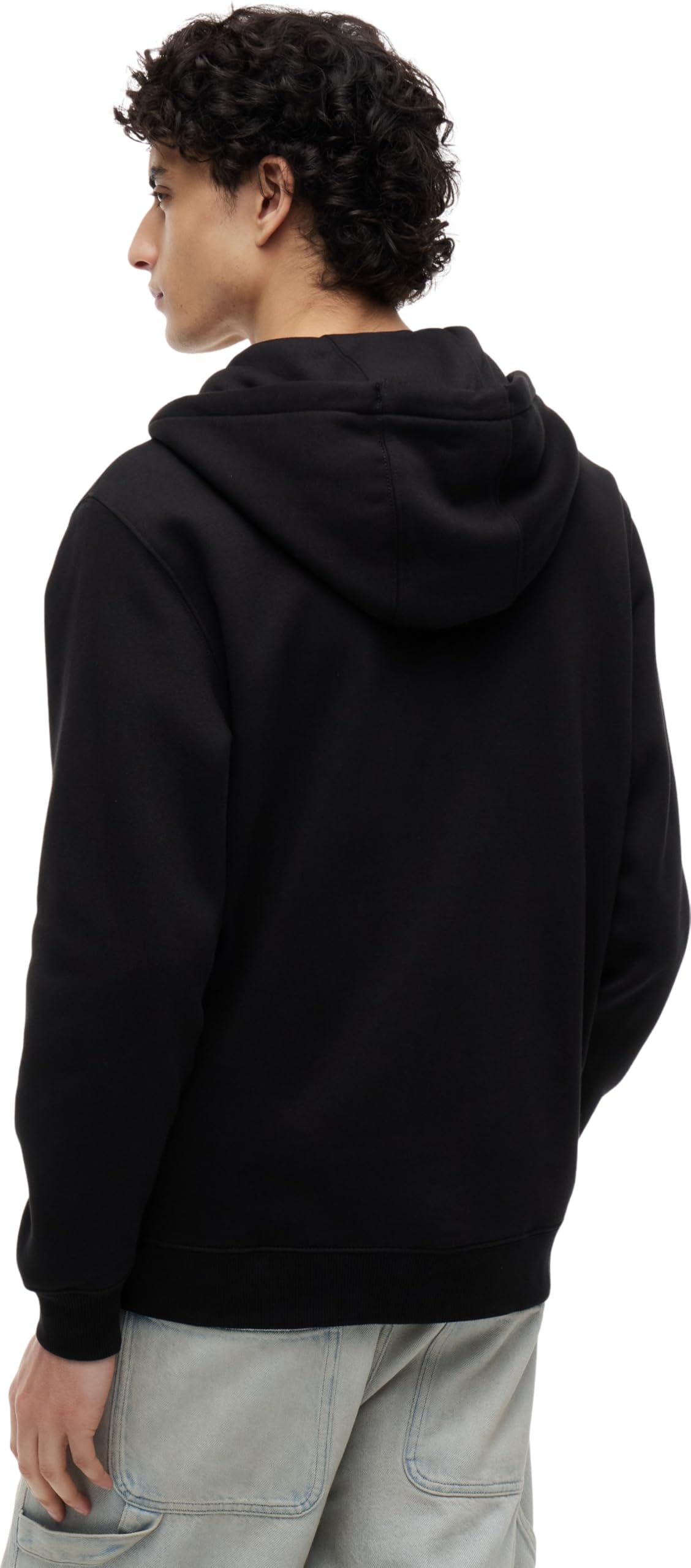 Tommy Jeans Uomo Felpa con Zip Flag Zip Thru con Cappuccio - 3