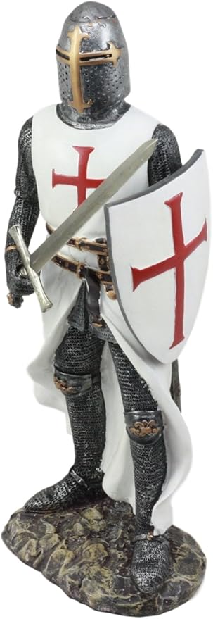 World of Warcraft: Burning Crusade Classic Anniversary Edition Pre-patch Arrives on January 13th 7 61R2hU0f9NL. AC SY879 Ebros White Cloak Caped Medieval Crusader Swordsman Knight Figurine 11.5 H Medieval Royal Suit of Armor Knight of The Cross Resin Collectible