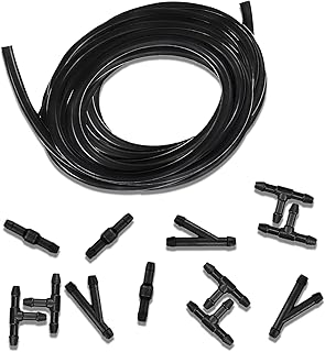 Car Windshield Washer Hose Kit, 4 Meter Washer Fluid Hose With 30 Pcs Hose Connectors, Suitable For Most Car Windshield Washer Tubing