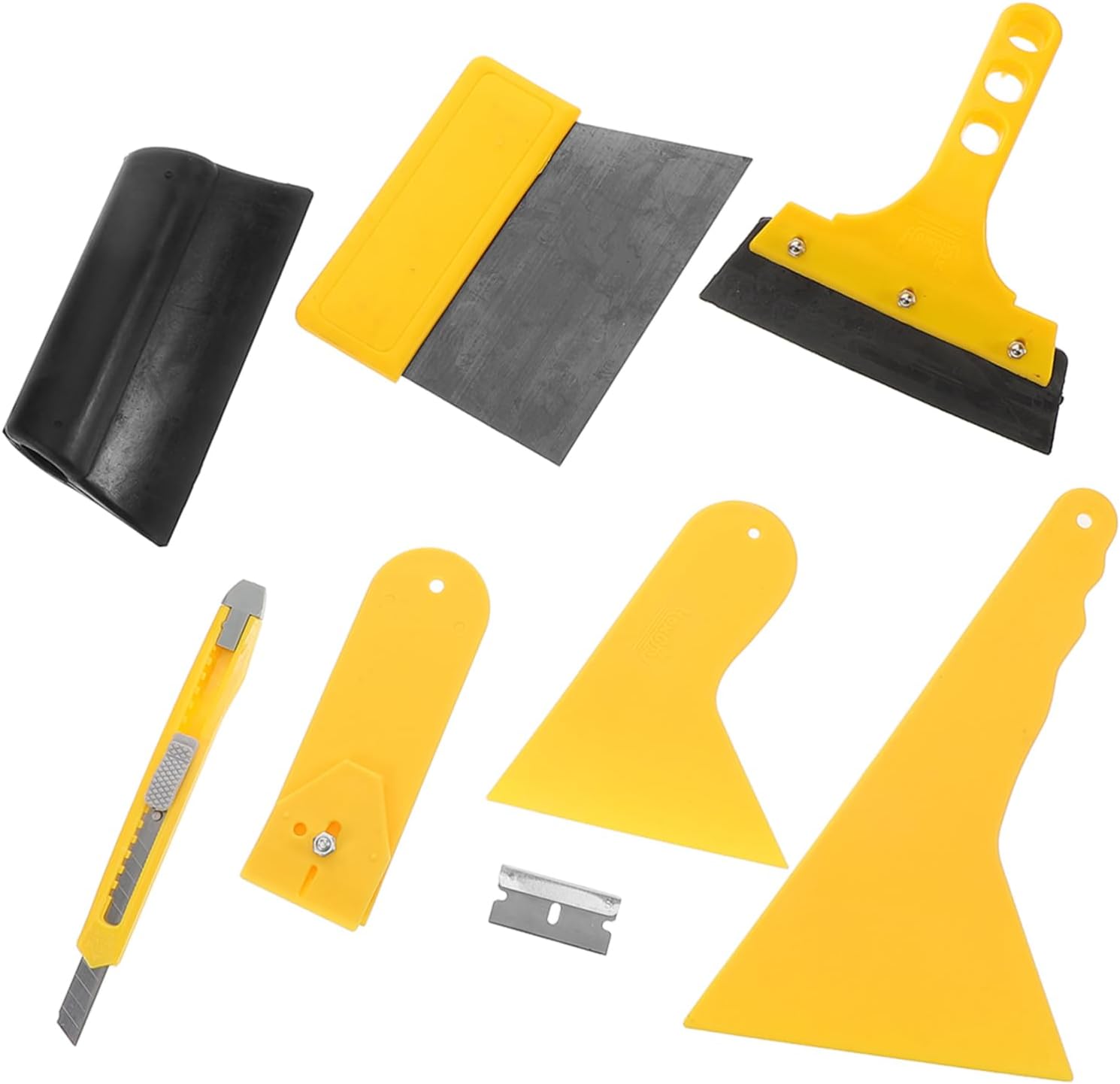 Garneck Vinyl Wrap Tools Car Film Edge Scraper 7-Piece Set Window Tint Application Tool Kit