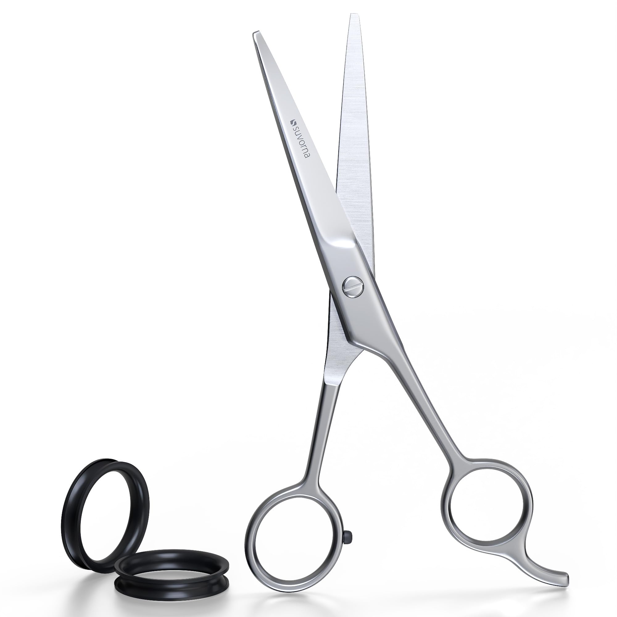 Suvorna 6,5" Ciseaux de coiffure – Ciseaux de coupe professionnels pour droitier – Extrêmement tranchants, pour cheveux femmes, hommes et adultes