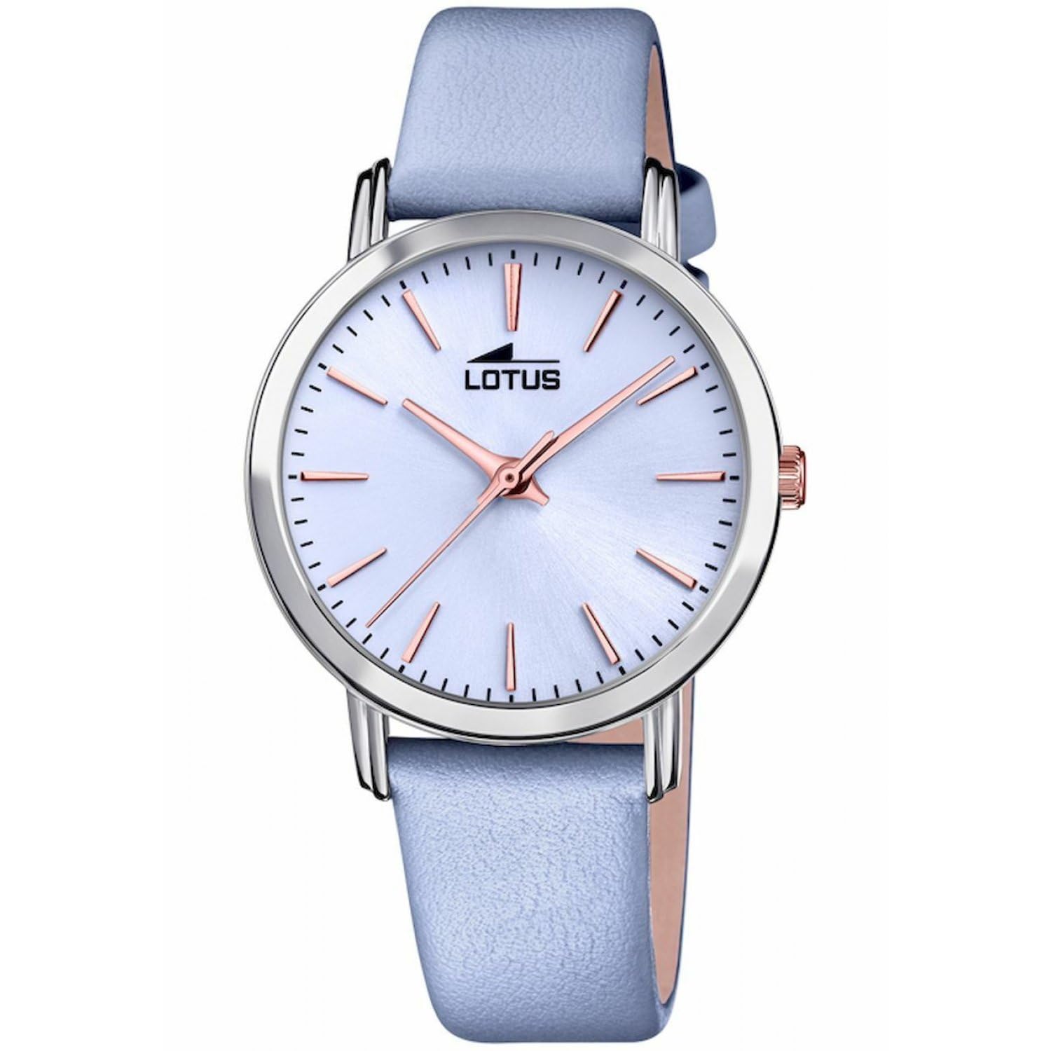Lotus Damen Uhr Analog aus Leder - Quarzwerk - Mineralglas hochresistent - 5 ATM wasserdicht - Elegant Klassisch Vintage 18738 - Minimalist for Her