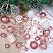 Joiedomi 66 Pcs Pink Christmas Balls Ornaments Set, Christmas Tree Ornaments Shatterproof Plastic for Xmas Hanging Decoration, Holiday Party Decoration