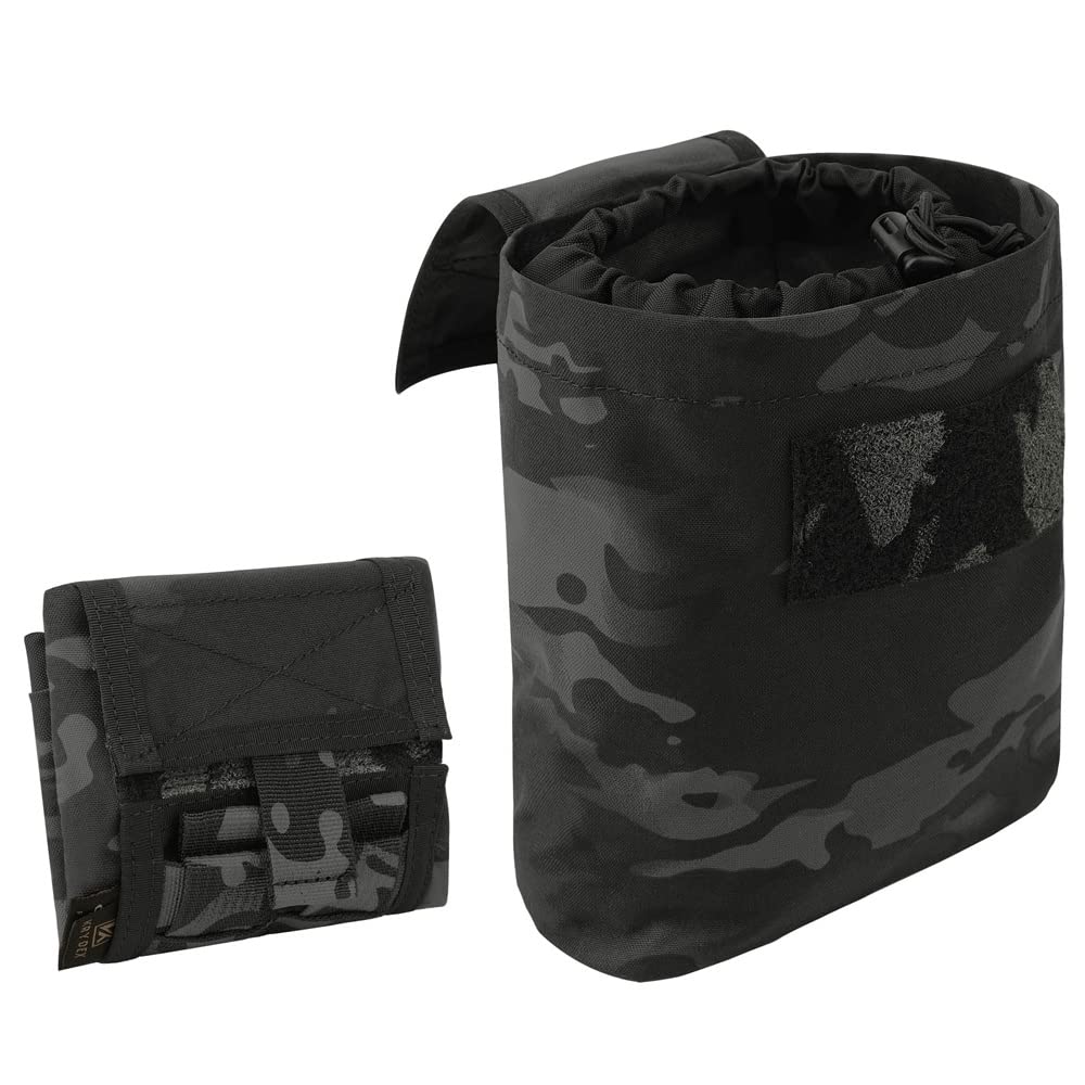 KRYDEX Molle Dump Pouch Roll-Up Drawstring Magazine Utility Pouch Folding Dump Bag