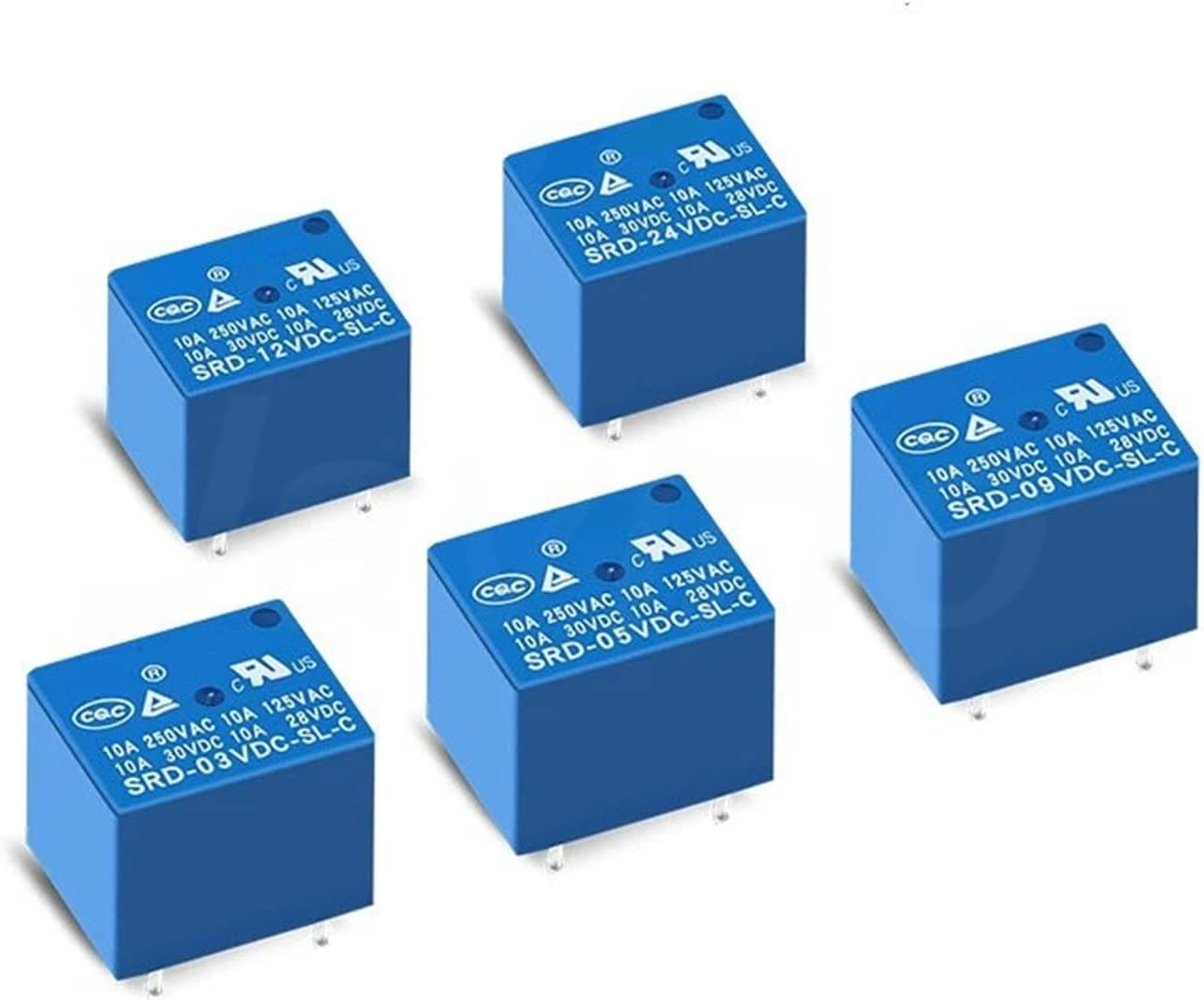 50PCS Relay SRD-5VDC-SL-C SRD-12VDC-SL SRD-3VDC SRD-9V relays 4/5PINS 12V DC Javino