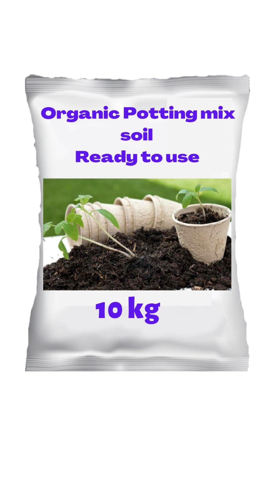 PLAST Plant Potting Mix Soil For Plants10Kg - Soil Less All Purpose Ready To Use Potting Mix Made With Vermicompost/Neem Cake/Potash/River Sand/Bone Meal (10 KG)