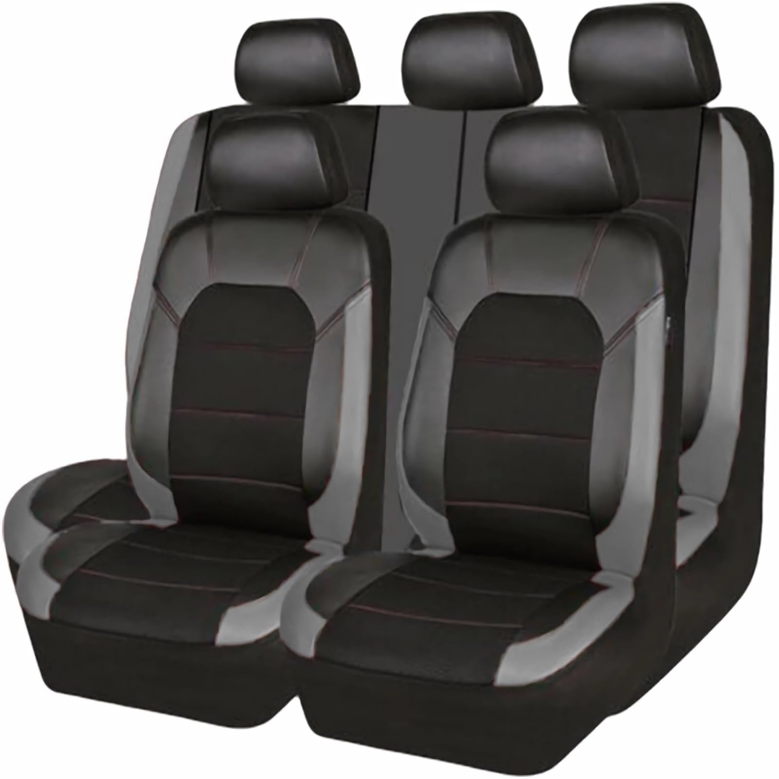 Arey A/Black-Grey Rey Cr Lether Set Cover Sets For Peugeot 2008 2014 2015 2016 2017 2018 2019, Custom Set Surround Set Protectors Utomotive Ccessories,