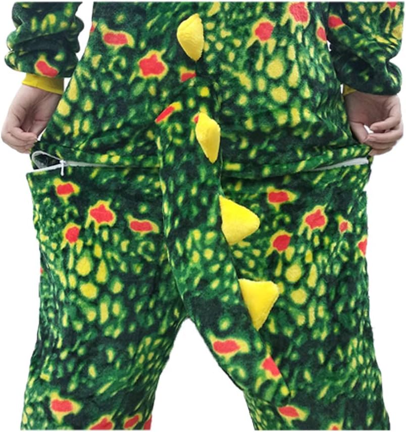 Funnyparty Triceratops Animal Onesie Halloween Pyjamas Animal Cosplay Costume Pajamas for Adult Cartoon One Piece Unisex - Image 7