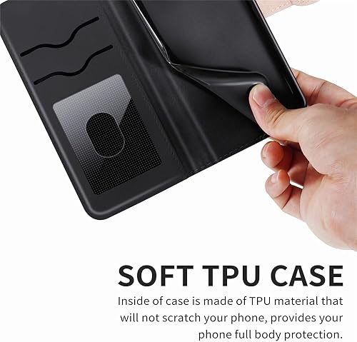 Miniatura 5 de MEUPZZK Funda para Samsung Galaxy A32 5G, Samsung A32 5G, piel sintética de alta calidad con diseño de árbol en relieve, función atril, ranuras para