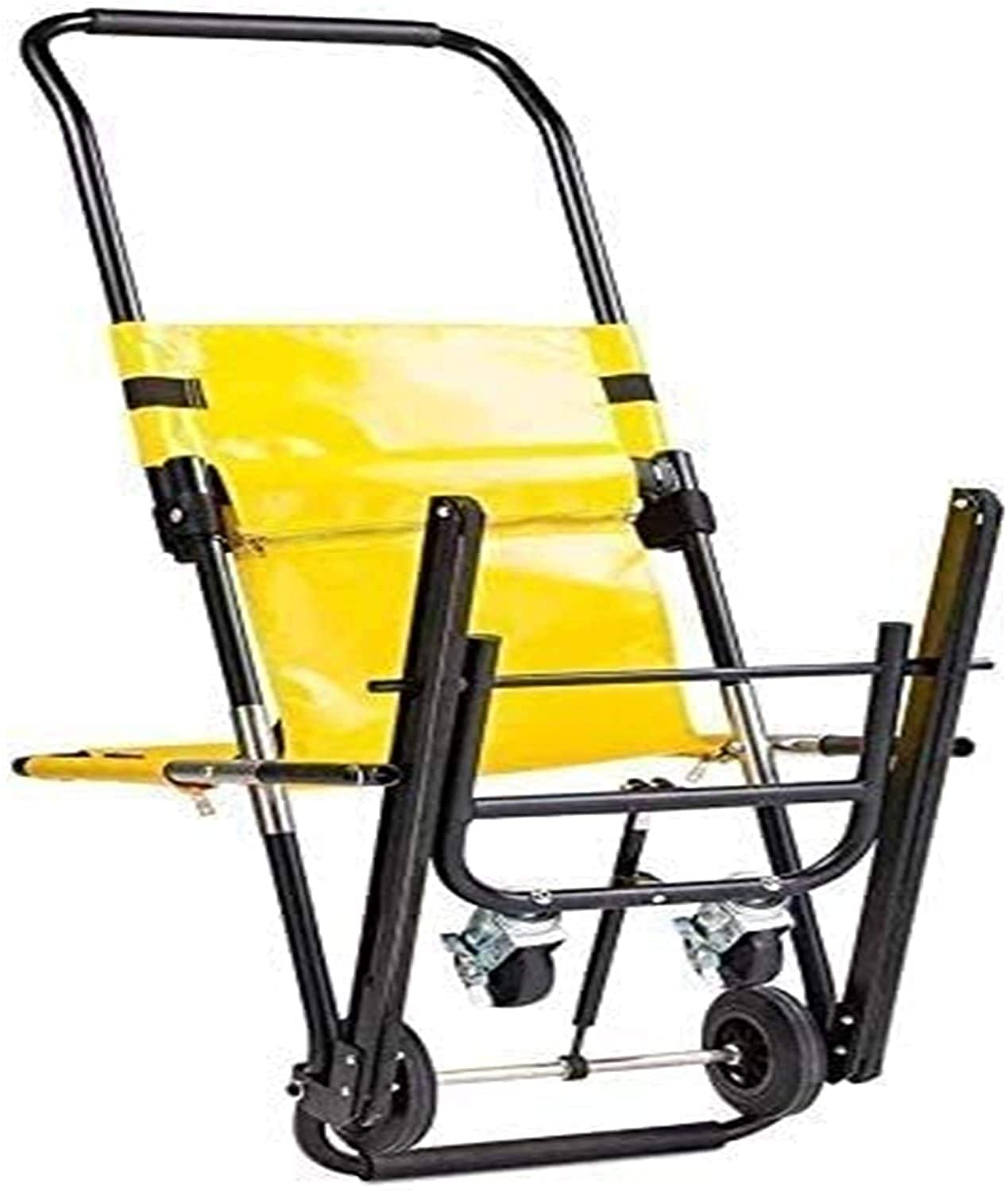 Camilla de rescate de emergencia, camilla de escalera plegable portátil, silla elevadora para escaleras, ambulancia de evacuación de bomberos con hebillas de liberación rápida para personas mayores 1