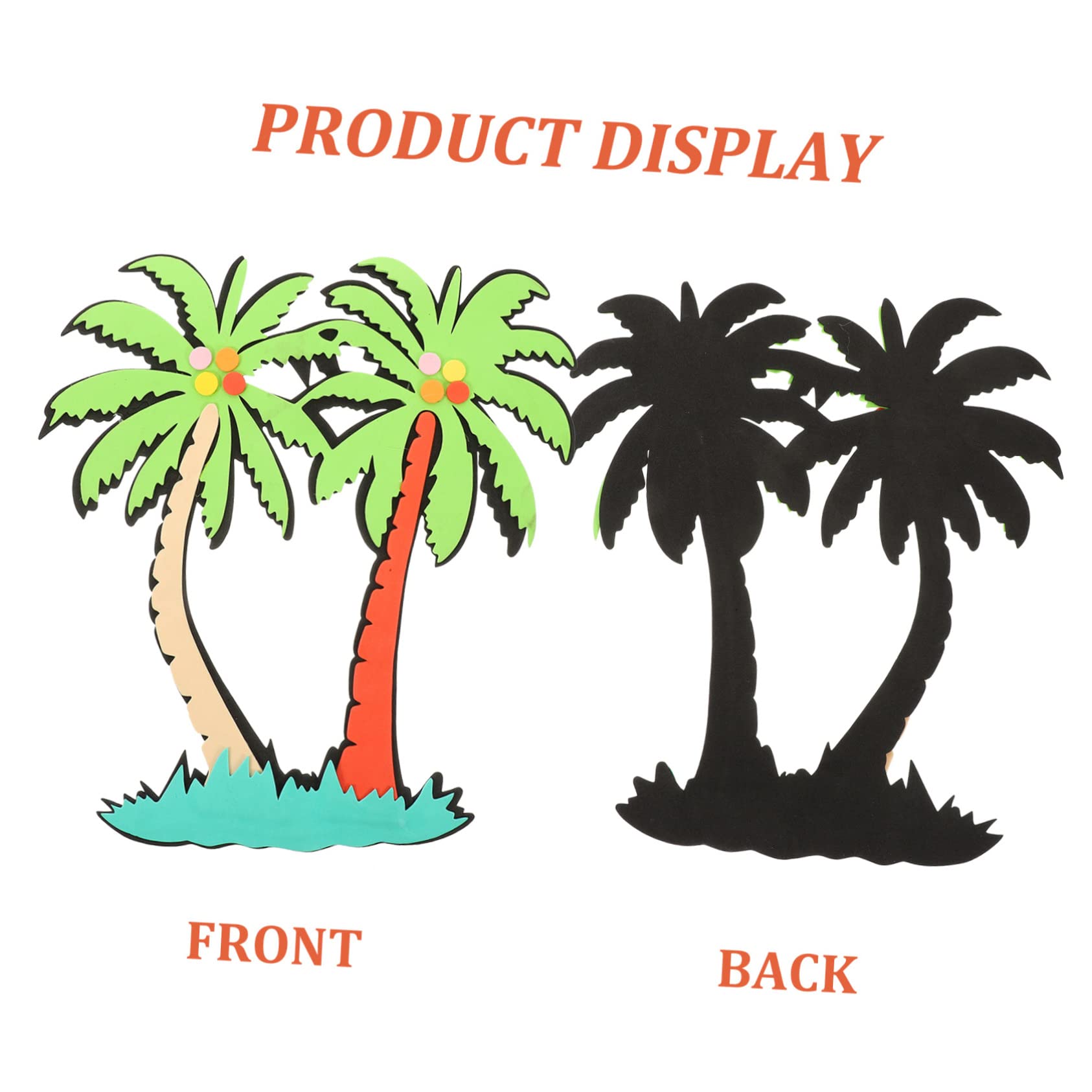 Toyvian 5piezas Pegatina Decorativa De Pared Para Aula Diseño De Palmera De Material Para Decoración De Clase Fácil De Quitar Para Habitaciones Infantiles y Espacios Creativos