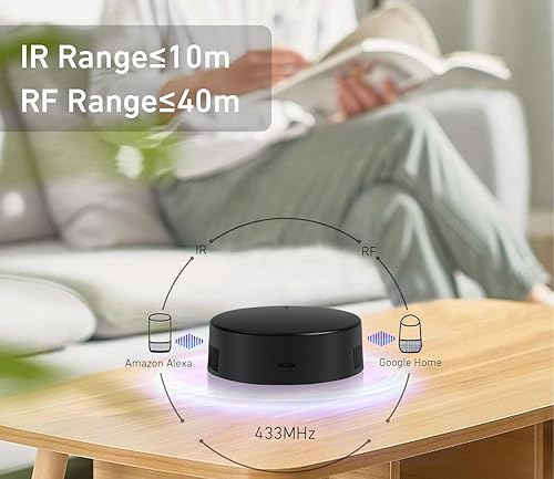 Miniatura 3 de Rollerhouses Hub de control remoto inteligente WiFi IRRF para domótica inteligente, TV, cortina, control remoto de sombras, compatible con Alexa,