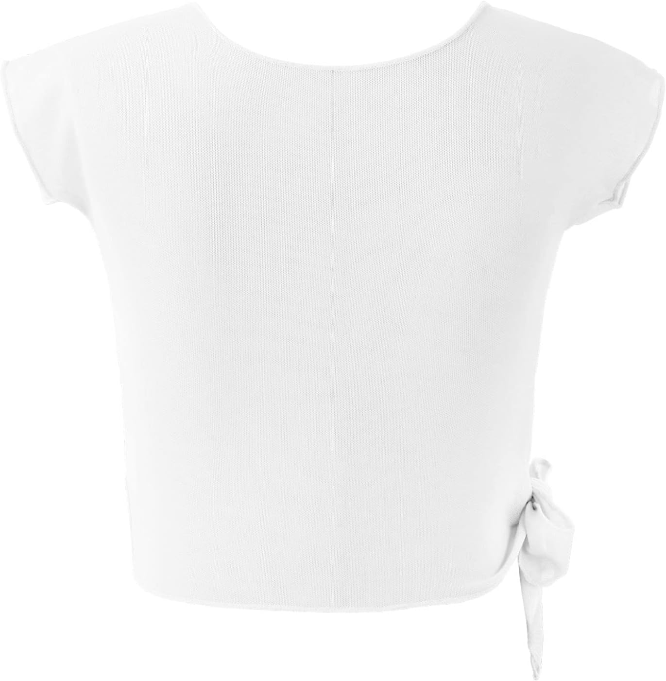 Mufeng Kids Big Girls Dance Crop Top V Neck Ruffle Sleeveless Sport Bra Tops Gymnastics Ballet Yoga Activewear Dancewear