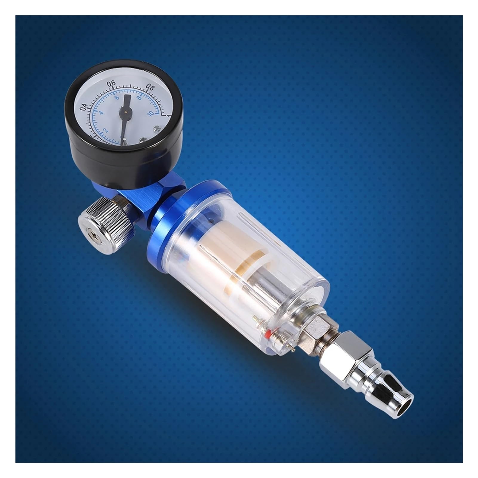 Regolatore d'Aria Compressa Regolatore di pressione dell'aria, pistola pneumatica a spruzzo, regolatore, manometro, filtro separatore for olio e acqua in linea, ricambi auto