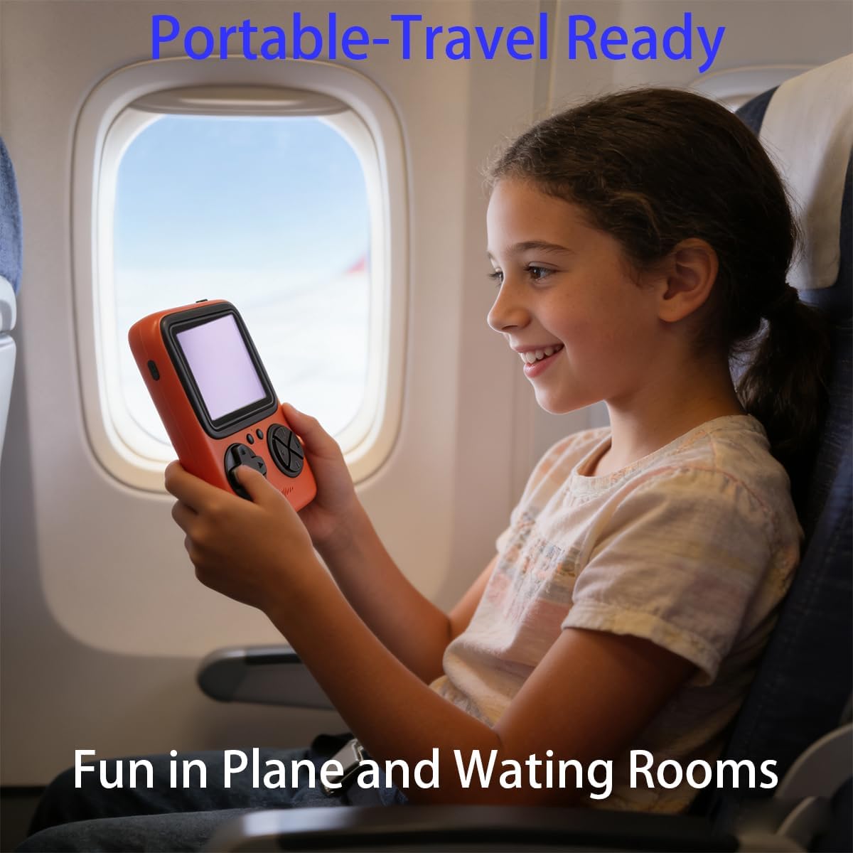 Handheld Game Console for Kids -Preloaded 289 Retro Video Games, Portable Gaming Player with Rechargeable Battery 2.8" LCD Screen, Mini Electronic Toy Gifts for Girls Boys (Red) 7 61R2lr0SwcL. AC SL1200