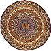 Indian Mandala Print Round Cotton Tablecloth 76