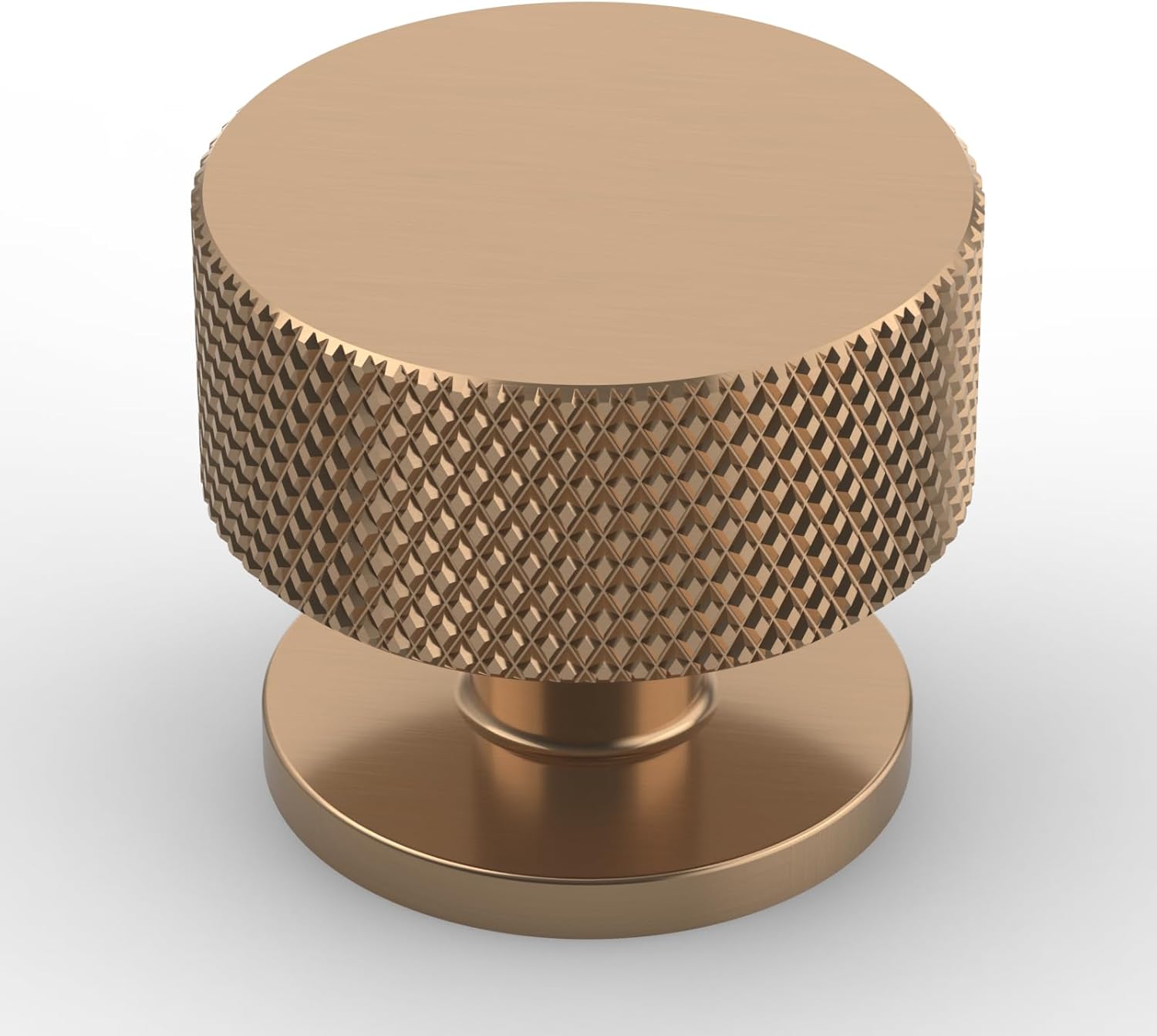 Amerdeco 10 Pack Champagne Bronze Knobs Single Hole