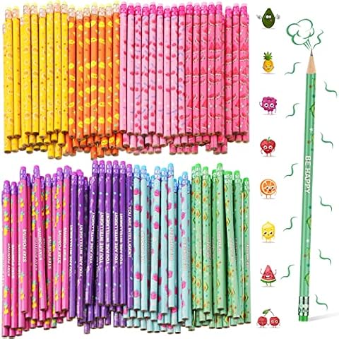 Leinuosen 100 Pcs Scented Pencils Cover