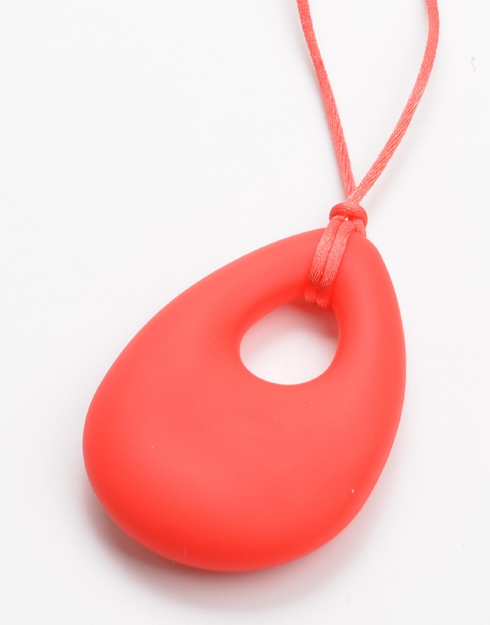 Chew Necklace Chewelry Autism ADHD Biting Sensory Chewy Teens or Adults (Radiant Red) โ image 1