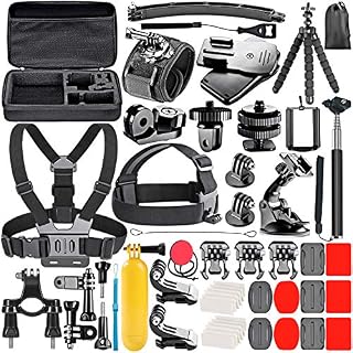 Neewer 53-In-1 Action Camera Accessory Kit Compatible with GoPro Hero 8 Max 7