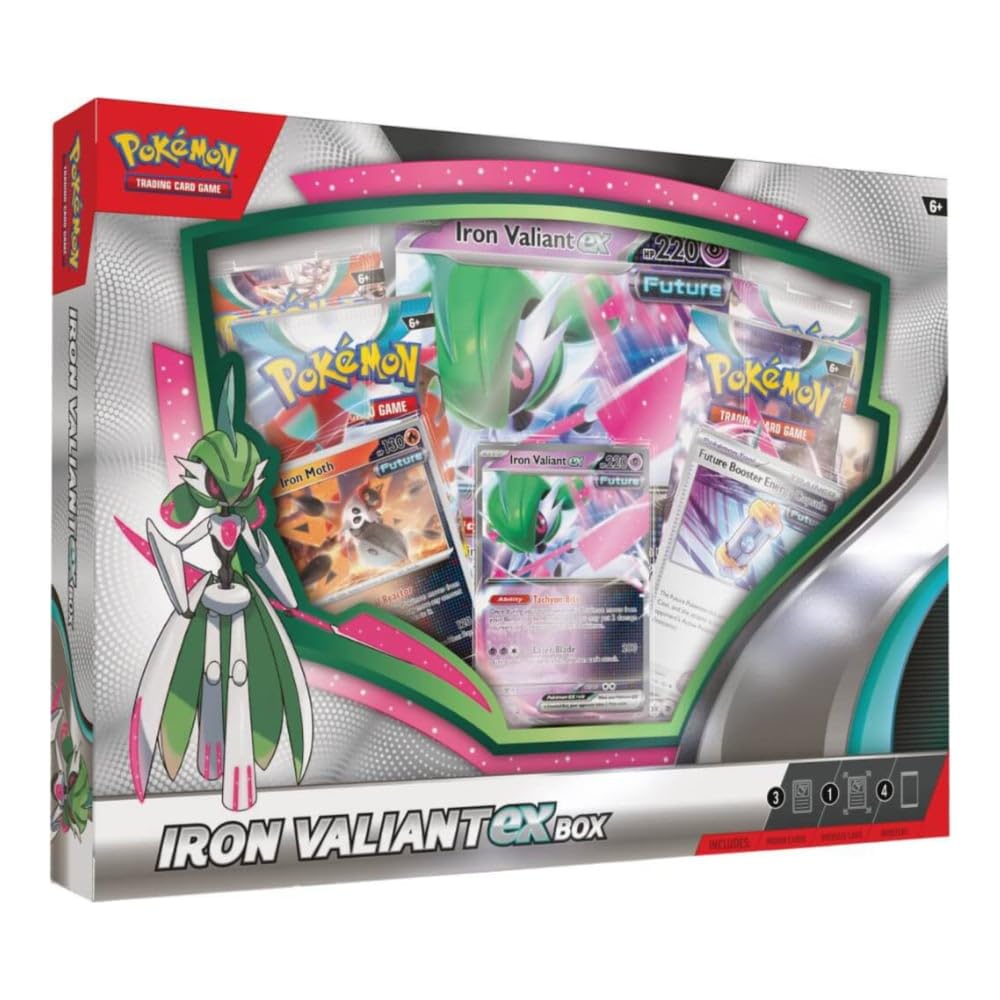 Pokemon TCG Roaring Moon or Iron Valiant ex Box One at Random